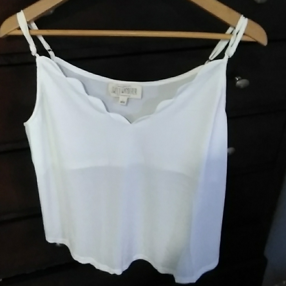 White tank top